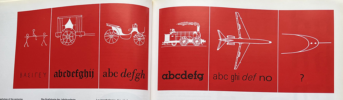 Univers type specimen 1